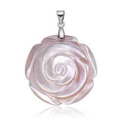 Perlmutt-Silberanhänger