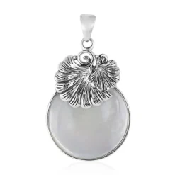 Perlmutt-Silberanhänger (Art of Nature)