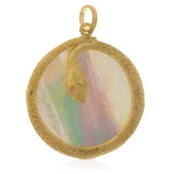 Perlmutt-Silberanhänger (Joias do Paraíso)