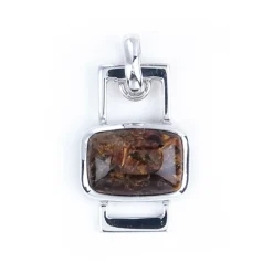 Pietersit-Silberanhänger