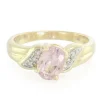 Pinkfarbener Kupfer-Turmalin-Goldring