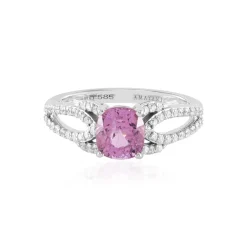 Pinkfarbener Luc Yen-Spinell-Goldring (AMAYANI)