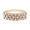 Pinkfarbener Saphir-Goldring (de Melo)