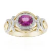 Pinkfarbener Saphir-Goldring (Rifkind 1894 Collection)