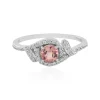 Pinkfarbener Turmalin-Silberring