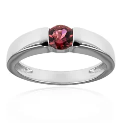 Pinkfarbener Turmalin-Silberring