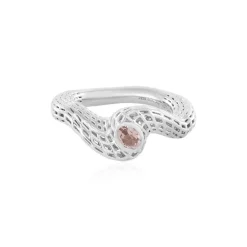 Pinkfarbener Turmalin-Silberring (SAELOCANA)