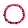 Pinkfarbenes Tigerauge-Armband