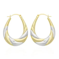 PK (H) Diamant-Goldohrringe