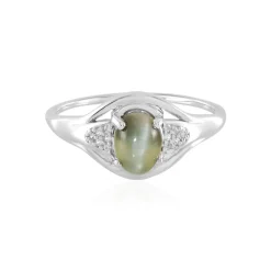 Quarz-Katzenauge-Silberring