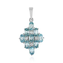 Ratanakiri-Zirkon-Silberanhänger