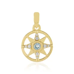 Ratanakiri-Zirkon-Silberanhänger