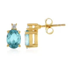 Ratanakiri-Zirkon-Silberohrringe