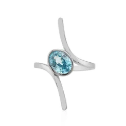 Ratanakiri-Zirkon-Silberring