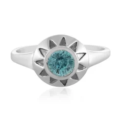 Ratanakiri-Zirkon-Silberring (SAELOCANA)