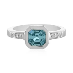 Ratanakiri-Zirkon-Silberring