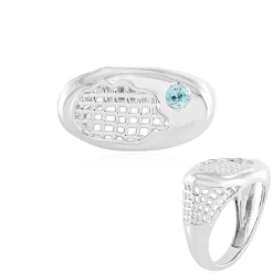 Ratanakiri-Zirkon-Silberring (SAELOCANA)