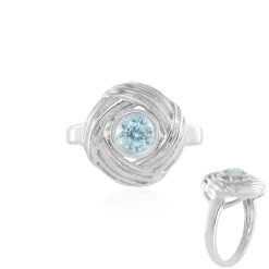 Ratanakiri-Zirkon-Silberring (SAELOCANA)