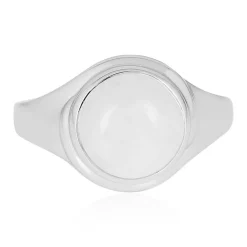 Regenbogen-Mondstein-Silberring