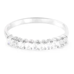 Regenbogen-Mondstein-Silberring