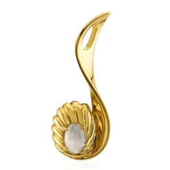 Regenbogen-Mondstein-Silberanhänger (TPC)