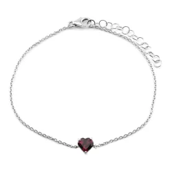 Rhodolith-Silberarmband