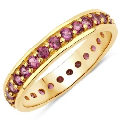 Rhodolith-Silberring