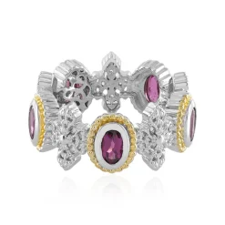 Rhodolith-Silberring (Dallas Prince Designs)