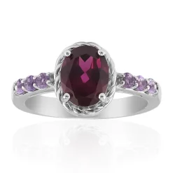 Rift Valley-Rhodolith-Silberring