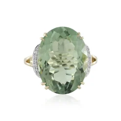 Rio Grande-Grüner Amethyst-Goldring