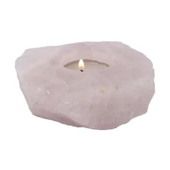 Rosenquarz-Teelichthalter (Lapis Vitalis)
