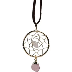 Rosenquarz-Traumfänger (Lapis Vitalis)