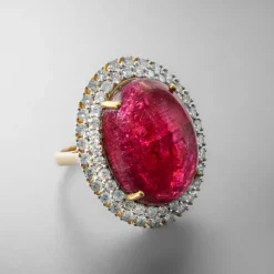 Rubellit-Goldring (AMAYANI)