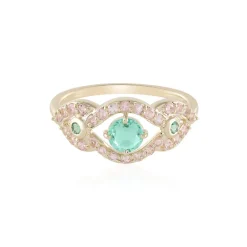 Russischer Smaragd-Goldring