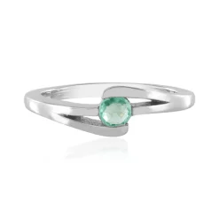 Russischer Smaragd-Silberring