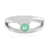 Russischer Smaragd-Silberring