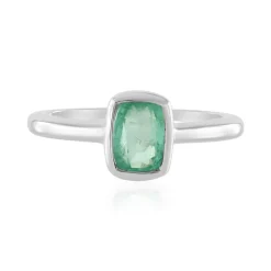 Russischer Smaragd-Silberring