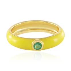 Russischer Smaragd-Silberring