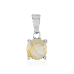 Rutilquarz-Silberanhänger