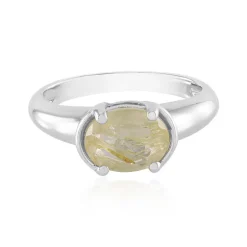 Rutilquarz-Silberring