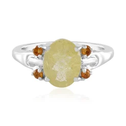 Rutilquarz-Silberring