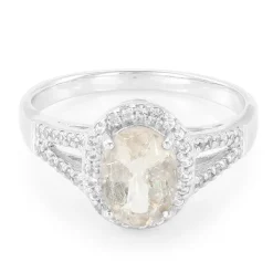 Rutilquarz-Silberring