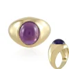 Sambia-Amethyst-Herren-Silberring