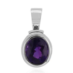 Sambia-Amethyst-Silberanhänger (Pallanova)