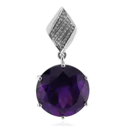 Sambia-Amethyst-Silberanhänger (Pallanova)