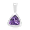 Sambia-Amethyst-Silberanhänger