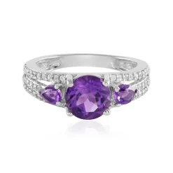 Sambia-Amethyst-Silberring