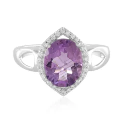 Sambia-Amethyst-Silberring