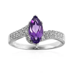Sambia-Amethyst-Silberring