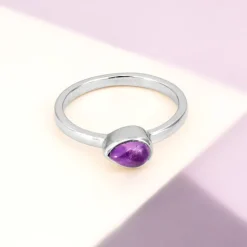 Sambia-Amethyst-Silberring